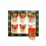 Verres à Thé à motifs dorés – Image 3