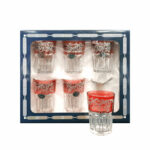 Verres à Thé à motifs Argentés – Image 3