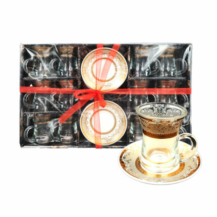 tasse et sous tasse doré