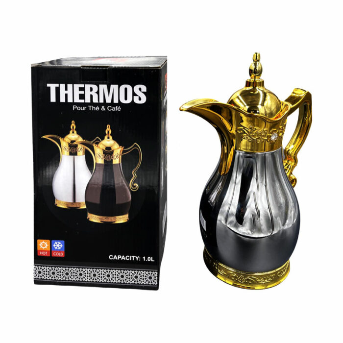 Thermos MIDNIGHT chromé/gold – Image 3