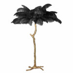Lampe aux plumes d’Autruche