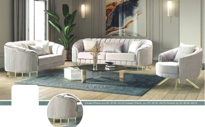 Mila Salon - Design Captivant, Confort Supérieur – Image 2